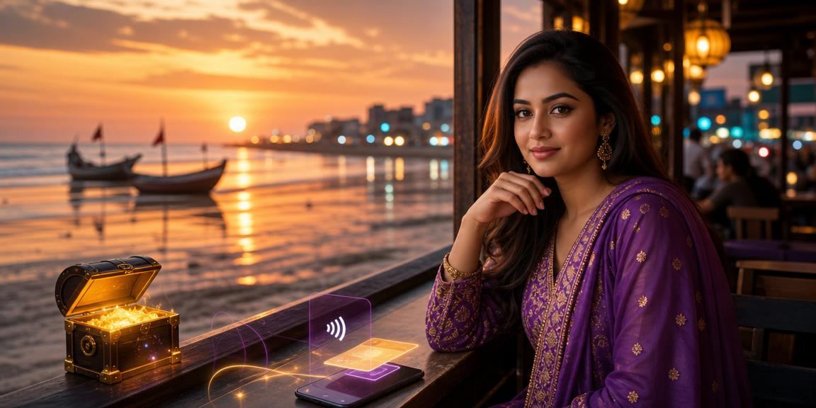 কক্সবাজার সমুদ্র সৈকতে ক্যাসিনো ও স্পোর্টস বেটিং উপভোগ করছেন একজন ব্যবহারকারী